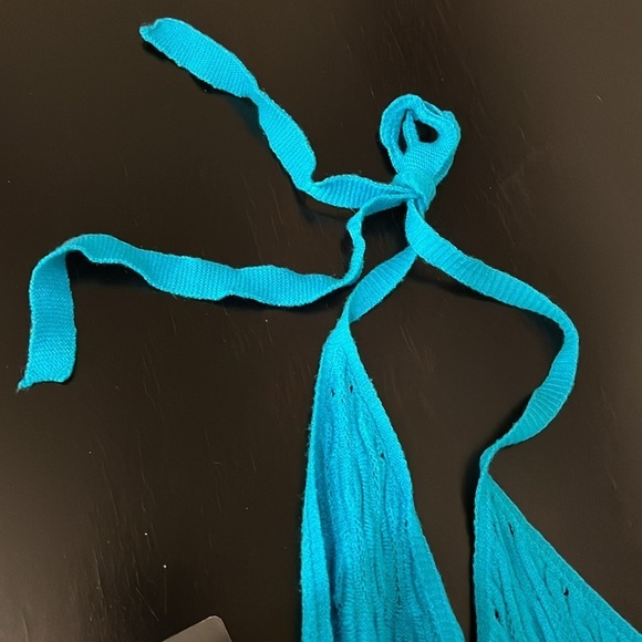 PrettyLittleThing Shape blue knit unitard jumper underbust detail, size 6 NWT - Picture 11 of 15